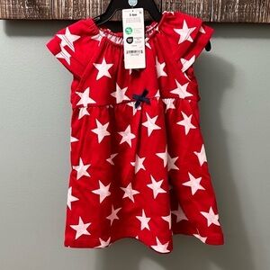 Carter’s Child Of Mine 2 piece Patriotic outfit dress bloomers 3-6 months